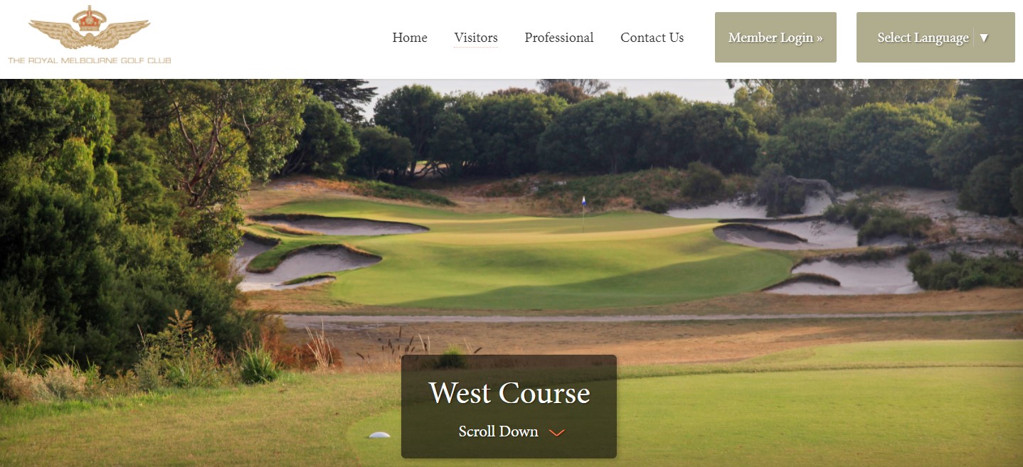 Royal Melbourne Golf Club – Victoria – Australia